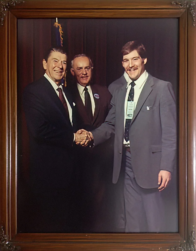 Rick Billings & Ronald Reagan