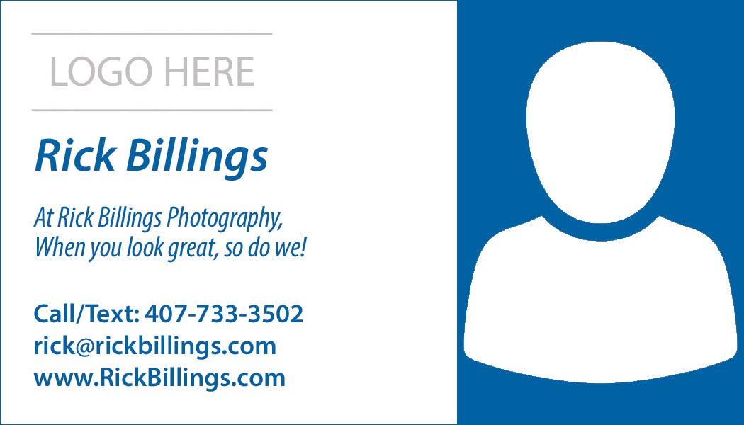 STYLE 1 - Photo Business Cards FRONT