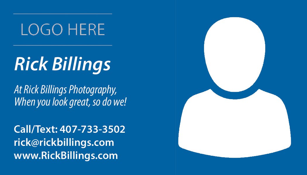 STYLE 2 - Photo Business Cards FRONT